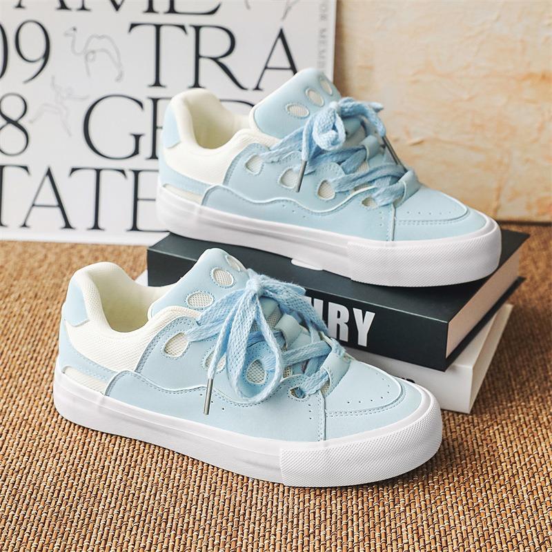 Chunky Sneakers Women 2025 Autumn Platform Casual Shoes Walking Flats Outdoor Fashion Cute Skateboard Shoes Zapatillas De Mujer