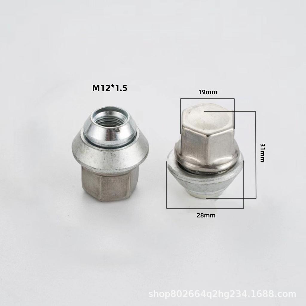 Anti-Theft Wheel Lug Nuts for Vintage Ford, Changan, and Mazda 3