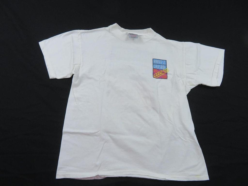Harvest Crusade Seattle T-Shirt Double Sided White Sz L 1990s