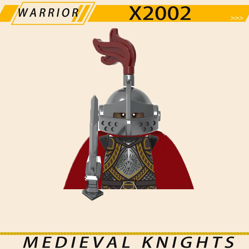 Medieval Military Jerusalem Tripoli Knight Building Blocks Castle Lionheart Hospital Teutonic Soldier Figures Warrior Bricks Toy