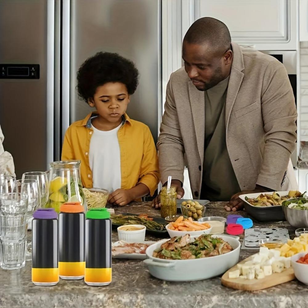 6 шт. разноцветных силиконовых крышек для банок с газировкой, 2,5-дюймовые многоразовые герметичные крышки для стандартных банок с газировкой/пивом, герметичные крышки для свежести напитков на открытом воздухе