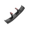 Universal Black Adhesive Installation Car Tail Decoration Rear Trunk Wing Mini Spoiler Carbon Fiber