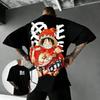 Футболка с графическим принтом Аниме One Piece Луффи Мужская Женская 2026 Лето Уличная Одежда Футболка Оверсайз Повседневная С Коротким Рукавом Мультяшный Принт Y2k