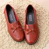 Simple Leather Shoes Spring and Autumn Single Shoes Comfortable Non-slip Soft Bottom Soft Leather Casual Shoes Work Shoes