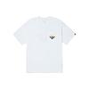 Letter Print Crew Neck Straight Cut Short Sleeve T-Shirt Men Tops White VN000BYXWHT1