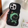 Мягкий чехол для телефона для iPhone 16 Pro Max 8 12 13 17 Air 14 15 Plus XR 11 Мультяшный кот