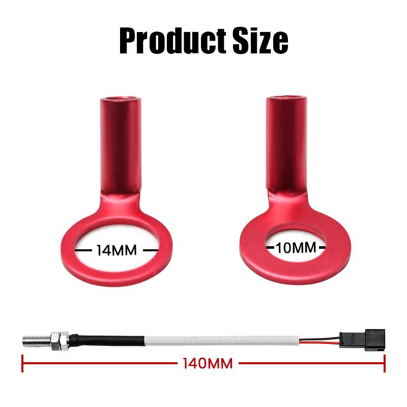 Blue Universal Cylinder Head Temperature Digital Gauge Mini Square Motorcycle Sensor For NMAX125 XMAX250 300
