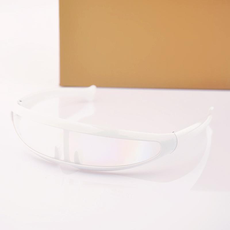 Защита линз лазерного робота Крутые солнцезащитные очки Индивидуальность Стильные Новые Аксессуары