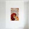 Disney The Lion King Can You Feel the Love Tonight Vintage Sheet Music Metal Tin Sign Wall Decor for Home Office Man Cave