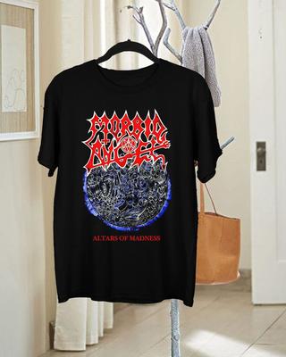 НОВИНКА Morbid Angel - Altars of Madness Черная Футболка Все Размеры Унисекс Футболка
