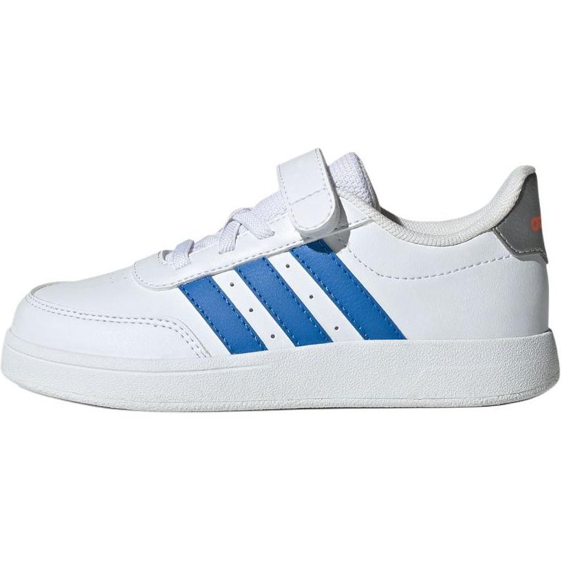 New Adidas BREAKNET 2.0 Anti-Slip Wear-Resistant Low-Top Kids' Skateboarding Shoes White Kids' JI0963