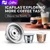 [YN01] Capsule Converter Filter Reusable Coffee Pod Adapter Stainless Steel for Nespresso Vertuoline Machine VERTUOLINE DE'LONGHI ENV135