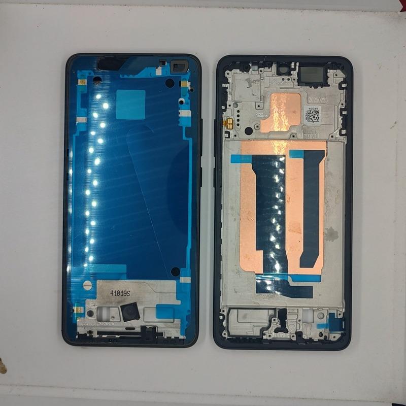 Средняя рамка для Poco X7 Pro, передняя рамка корпуса ЖК-дисплея, рамка с боковыми кнопками, запчасти для ремонта