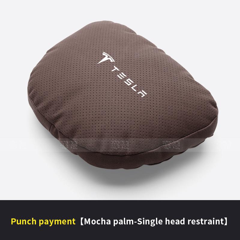 Car Headrest Neck Support Seat Lumbar cushion Breathable Soft Neck Pillow Waist pad For Tesla Model 3 Model Y Model S Model X