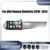 Для Alfa Romeo Giulietta 2010- 2014 Автомобильный Android Carplay Авто Радио Навигация GPS Мультимедийный Видеоплеер 4G AMI Android Auto
