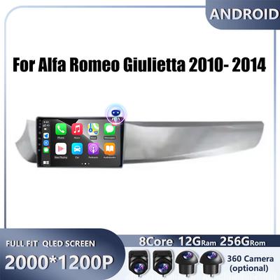 Для Alfa Romeo Giulietta 2010- 2014 Автомобильный Android Carplay Авто Радио Навигация GPS Мультимедийный Видеоплеер 4G AMI Android Auto