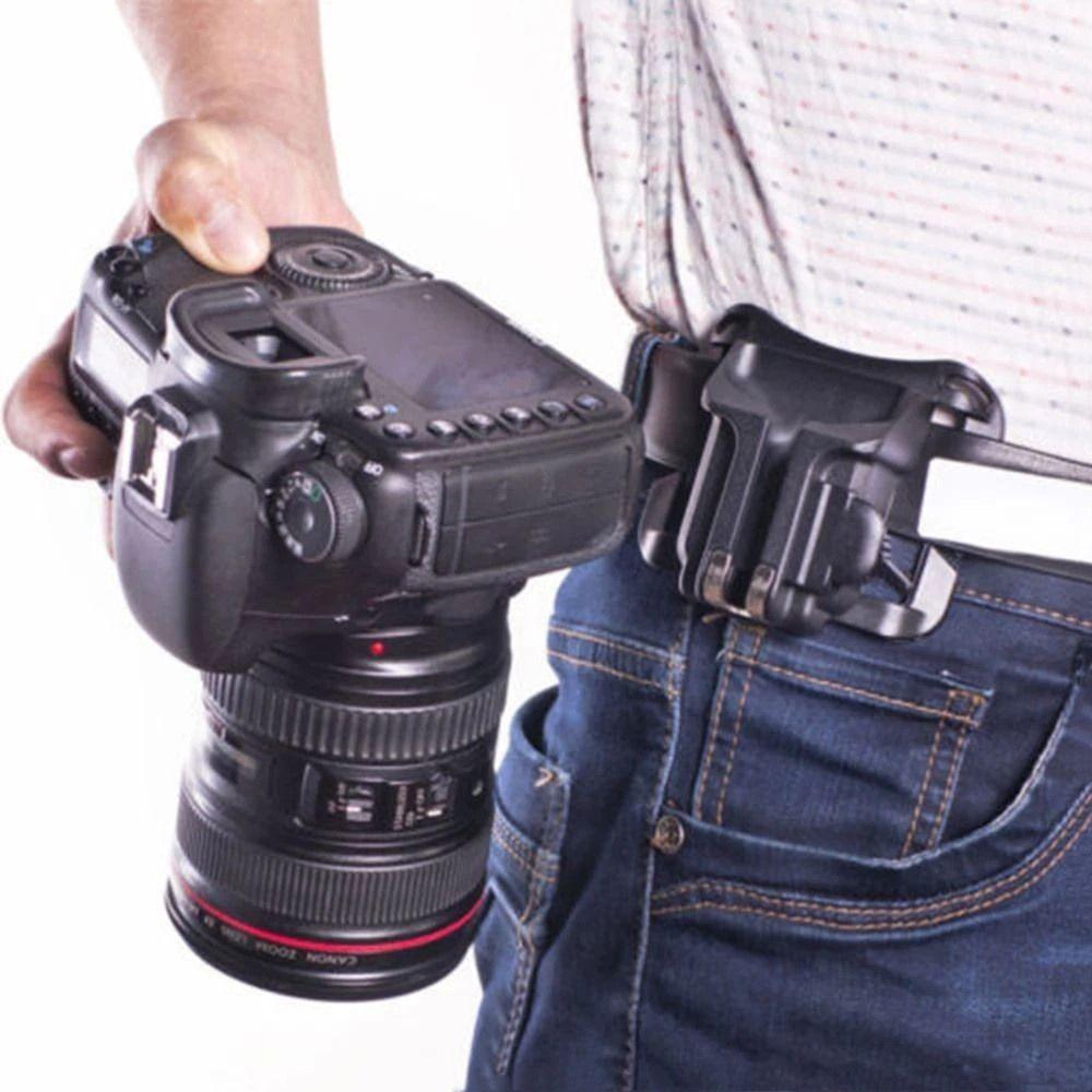 Camera Fast Loading Belt Waist Hanger Camera Belt Button Waist Belt Buckle Camera Button Buckle