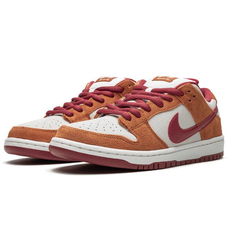 Nike Dunk Low Pro SB Dark Russet Unisex Sneakers Brown Cedar-Summit-White BQ6817-202