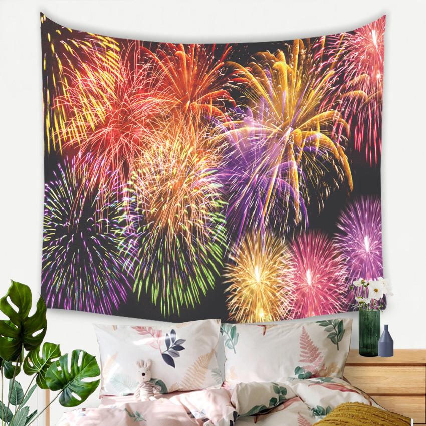 Christmas Tree Decoration Tapestry Wall Hanging Boho Hippie Cloth Fabric Large Tapestry Aesthetic Decorative Home Room Decor