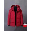 Men Hooded Casual Puffer Jackets Winter Man White Duck Down Coats Quality Male Outdoor Windproof Thicker Warm Parkas