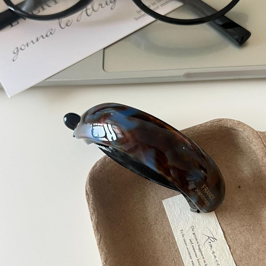 Ацетатная заколка-банан, заколка-твист, корейская новая заколка для хвостика, простая большая нескользящая заколка для волос, головной убор, аксессуары для волос для девочек и женщин