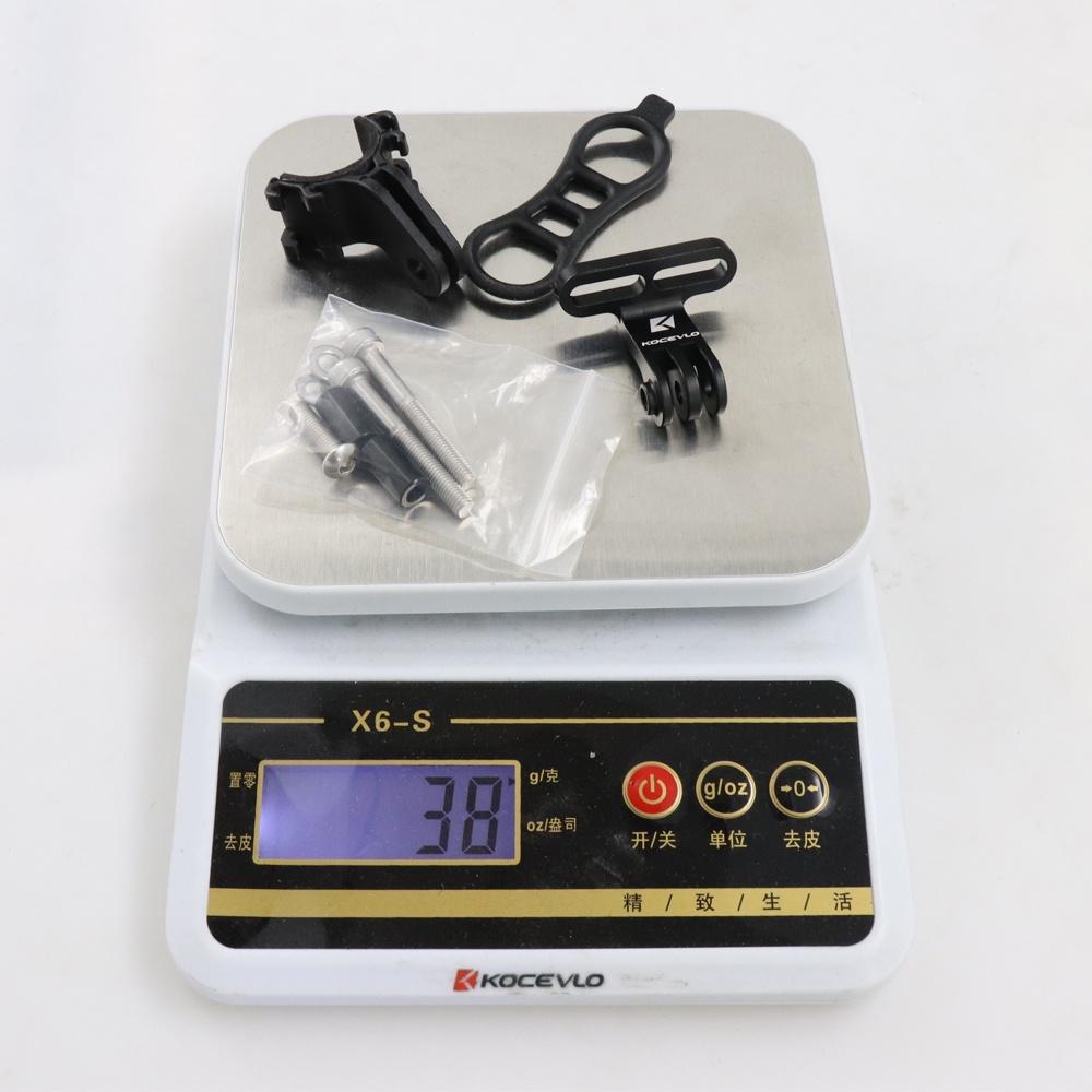 Bicycle Headlight Bracket Stem Mount Aluminum Alloy Cycling Front Light Holder Clip Camera Stand Connector