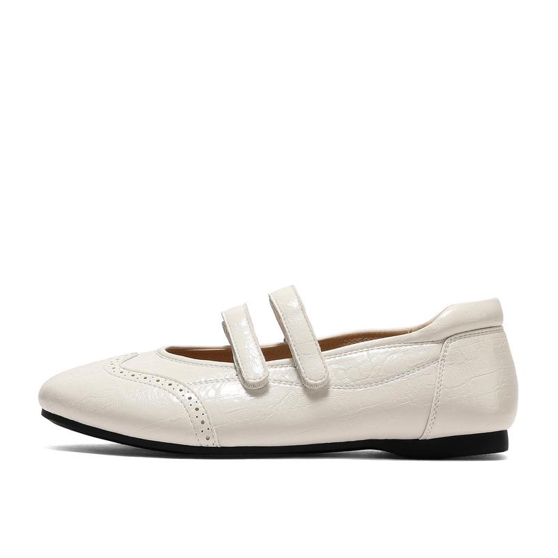 Senda Mary Jane Women's 26 Summer New England Block Flat Bottom Shallow Mouth Single Shoe ZTL26BQ6