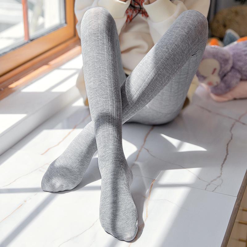 Spring & Autumn Cotton Striped Children's Dance Socks - No Pilling, High Elasticity, Durable Bottoming Socks