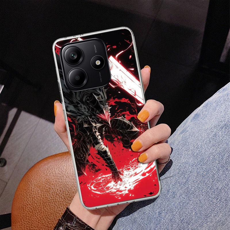 Чехол для телефона с аниме G-Guts B-Berserks для Xiaomi Redmi Note 15 14 13 12S 12 11 Pro Plus 14S 11S 11E 10 10S 11T 5G Персонализированный чехол