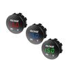 12V-24V Digital Panel Voltmeter Led Display Electric Voltage Meter Volt Tester Waterproof For Car Motorcycle Boat ATV Truck