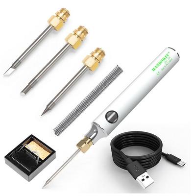 Набор 1/6 шт., 5 В, 8 Вт, питание от USB, электрическая паяльная ручка, пистолет для ручной сварки, инструменты для уличной сварки, три режима нагрева, автоматический сон