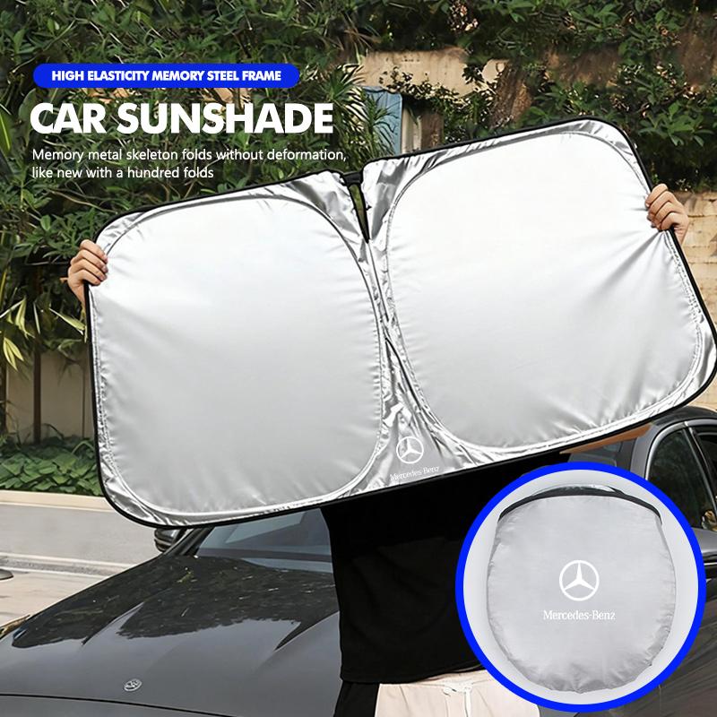 AABIC1 For Benz Car Windshield Sun Shade Covers Visors Front Window Protector Parasol AMG Exclusive A C E R V Class CLA CLS C180 C200