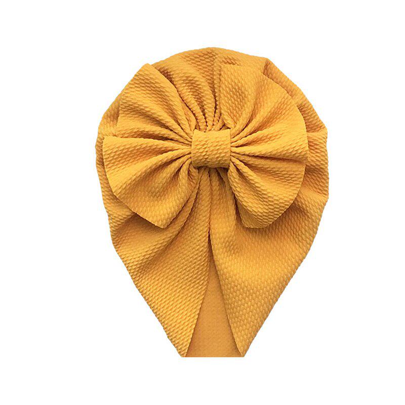 Big Bowknot Baby Hat Solid Color Newborn Autumn Winter Bonnet Hat Warm Kids Turban Beanie Cap Baby Accessories