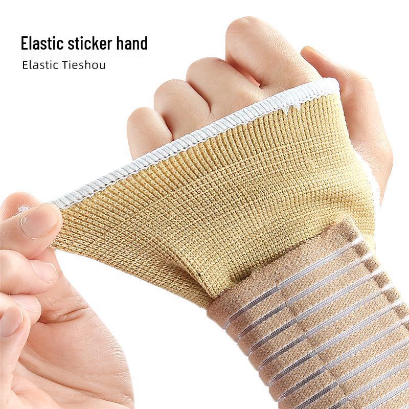 Регулируемый эластичный браслет и перчатка с открытыми пальцами для наружной компрессии и фитнеса в теннисе