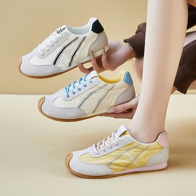 Женские повседневные кроссовки на платформе, слипоны, на шнуровке, для ходьбы, классические удобные кроссовки на толстой подошве для женщин, дышащие кроссовки для тренировок и тенниса