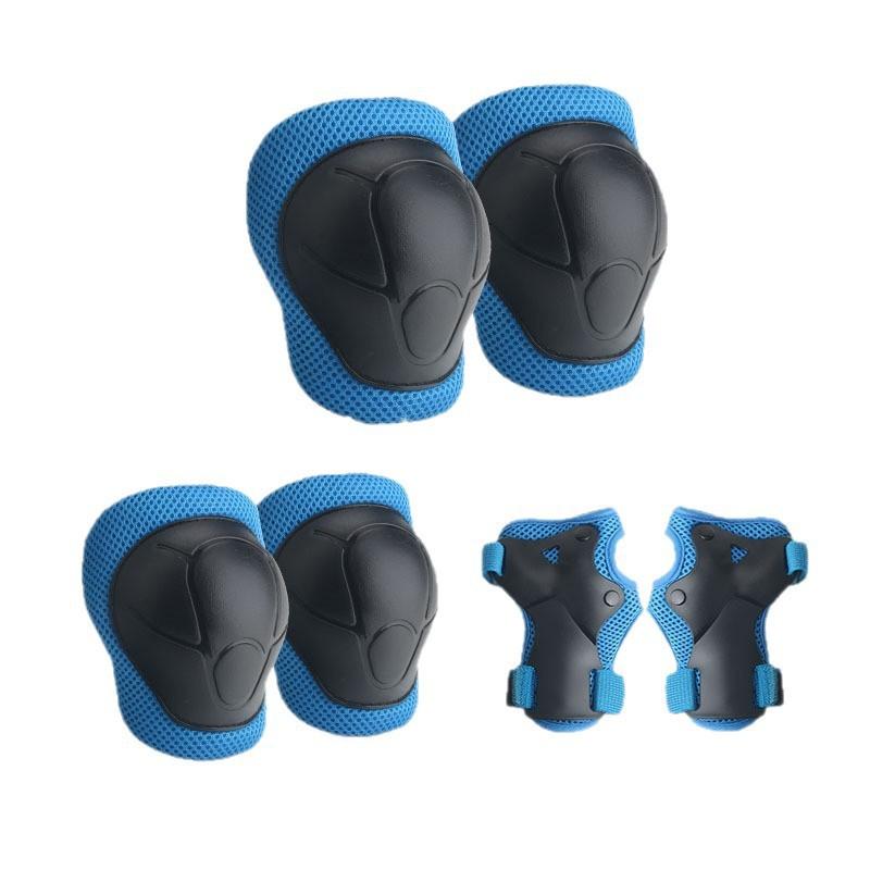 Kids Inline Skating Safety Gear Set Wrist Knee Elbow Pads Helmet Rollerblading Scooter Skateboard Bike