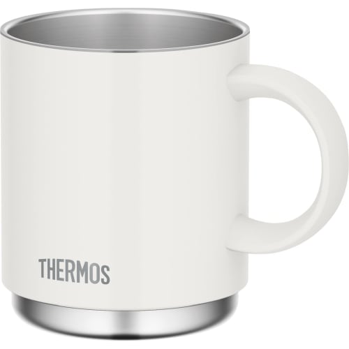 Thermos Vacuum Insulated Mug, 350ml, White, JDS-350 WH (Dishwasher Safe Model)