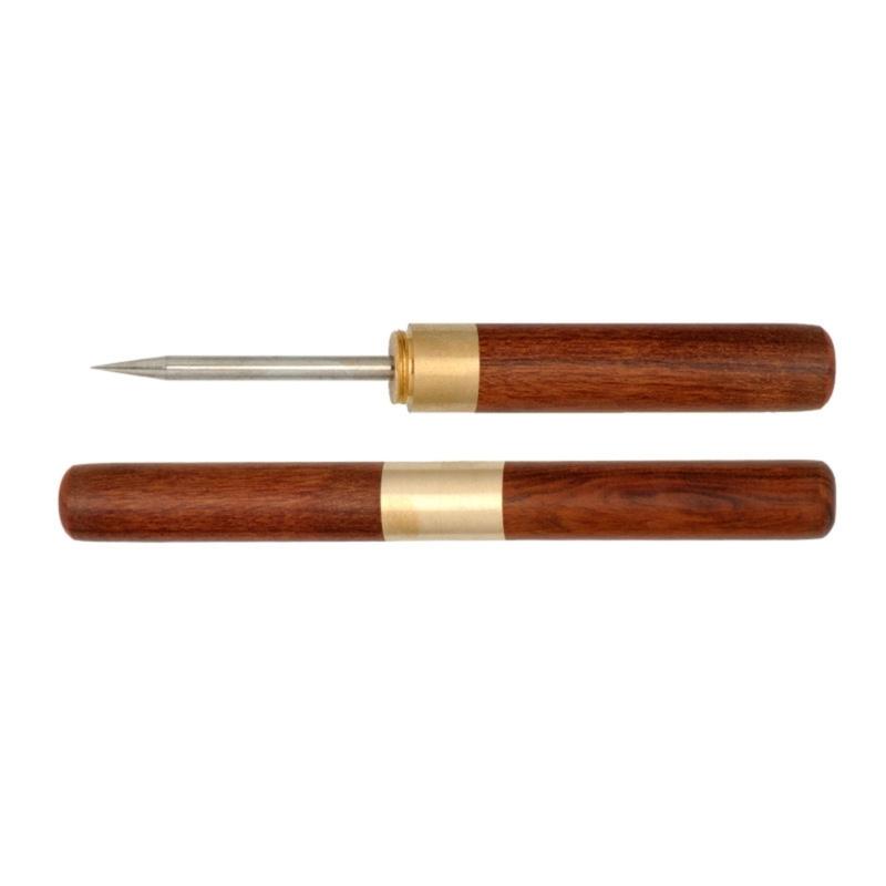 Leather Punching Awl Tool with Protective Lid Leather Craft Punching Awl Tool For Craft Lover And Professional Tailors