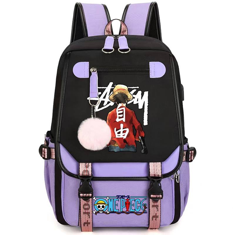 Аниме One Piece унисекс универсальный рюкзак водонепроницаемый рюкзак для студентов ежедневная сумка для книг для детей подарки для мужчин и женщин дорожная сумка для отдыха Mochila