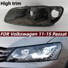 Совместимый корпус заднего фонаря для Volkswagen Passat 2011-2015, комплектация High/Low