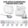 Чехол для наушников для Apple AirPods Pro3 Прозрачный чехол Противоударный чехол для наушников AirPods Pro 3 Защитная крышка с крючком