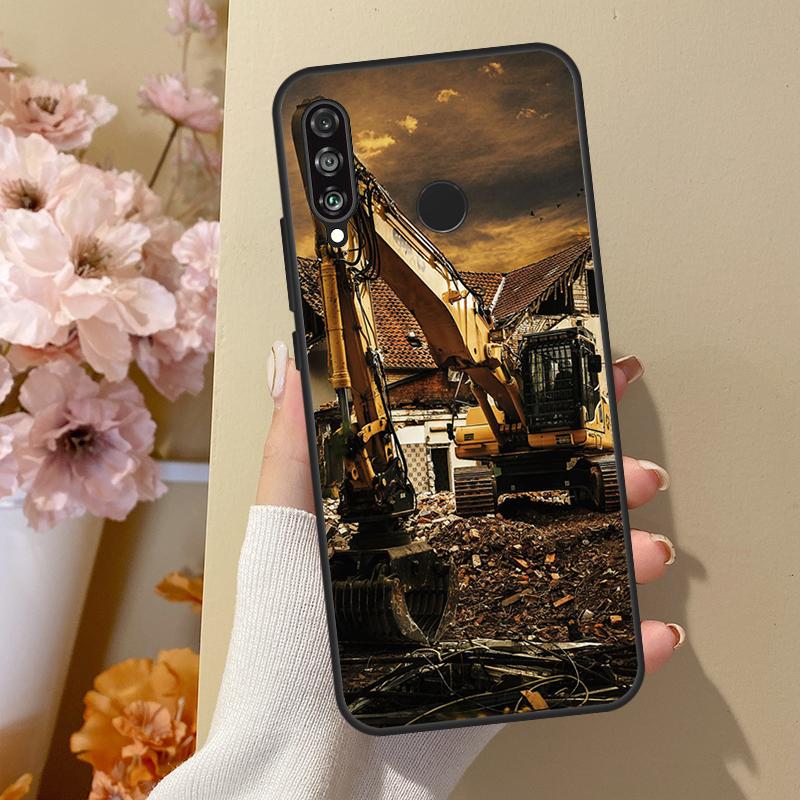 Чехол для экскаватора Honor 50 8X 9X 10i для Huawei P50 Pro P20 P40 P30 Lite P Smart 2021 Nova 5T