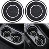 2pcs PVC Car Coasters Anti-Slip Drink Holder Car Interior Accessories Car Bottle Holder