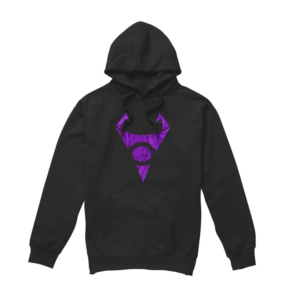 Invader Zim Mens Irken Tubed Logo Hoodie