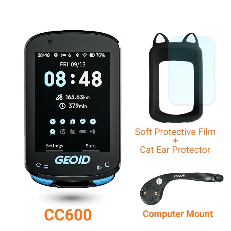 GEOID CC600 Цветной Экран Велокомпьютер Умная Навигация GPS Беспроводной Велосипедный Спидометр WIFI ANT+ 11 Языков Велосипедный Одометр