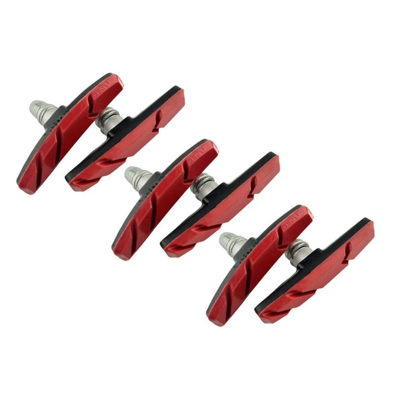 3 Pair Bicycles Brake Pad for Bike Rims Wheel Bike Brake Shoe Rubber Bike Disc Brake Pad Brake Replacement Pad Set