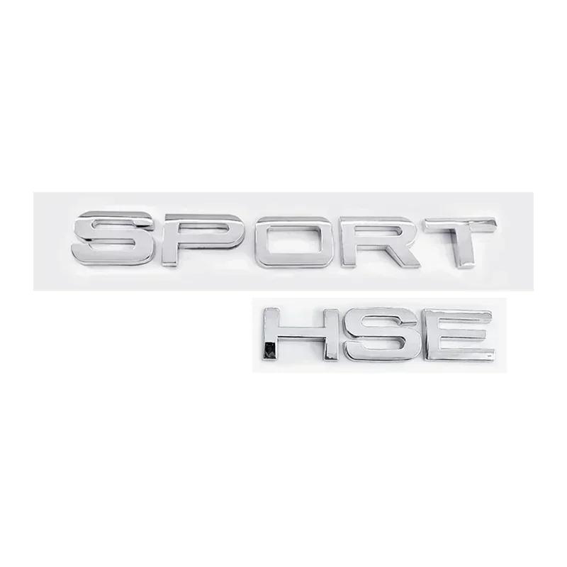 3D ABS Range Rover Car Bonnet Letters Logo Badge Emblem Sticker Accessories For Land Rover Discovery Defender Sport Evoque HSE SA6