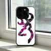 Крутой чехол B-BrowningS для iPhone 17,16,15,14,13,12,11 Plus,Pro Max,XS,Цветная Посеребренная Внутренняя Крышка
