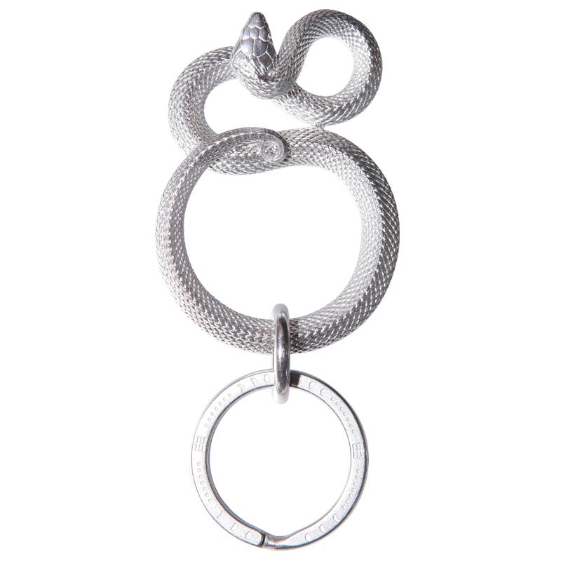Мой оригинальный ретро брелок из нержавеющей стали в форме змеи, брелок для ключей от машины, умный персонализированный брелок для сумки, прочный