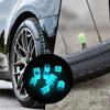 8Pcs Night Glowing Glowing Tire Valve Caps Super Bright Light Valve Core Cover  Motorcycle Wheel